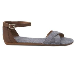 TOMS Correa Sandals in Chambray
